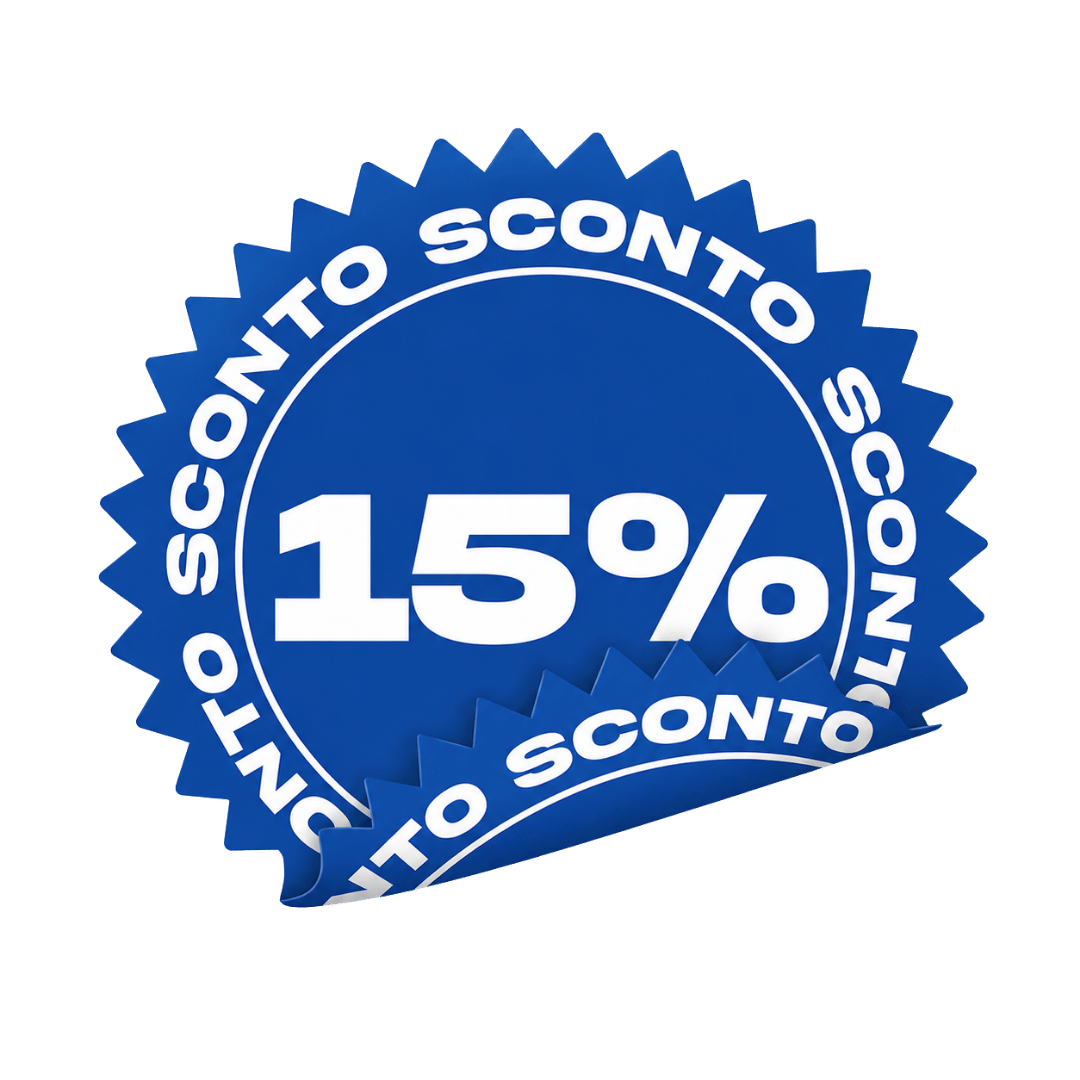 Promozione fine primavera -15% fino al 19 giugno 2026